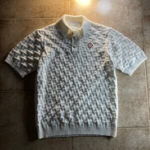 Casablanca Knitted Boucle Polo Shirt